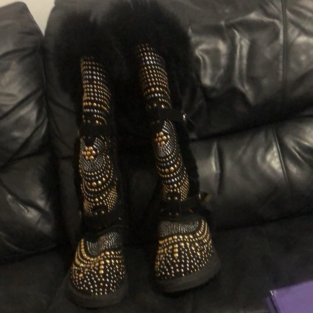 Limited Edition Knee High Bedazzled UGGS & Jimmy Choo